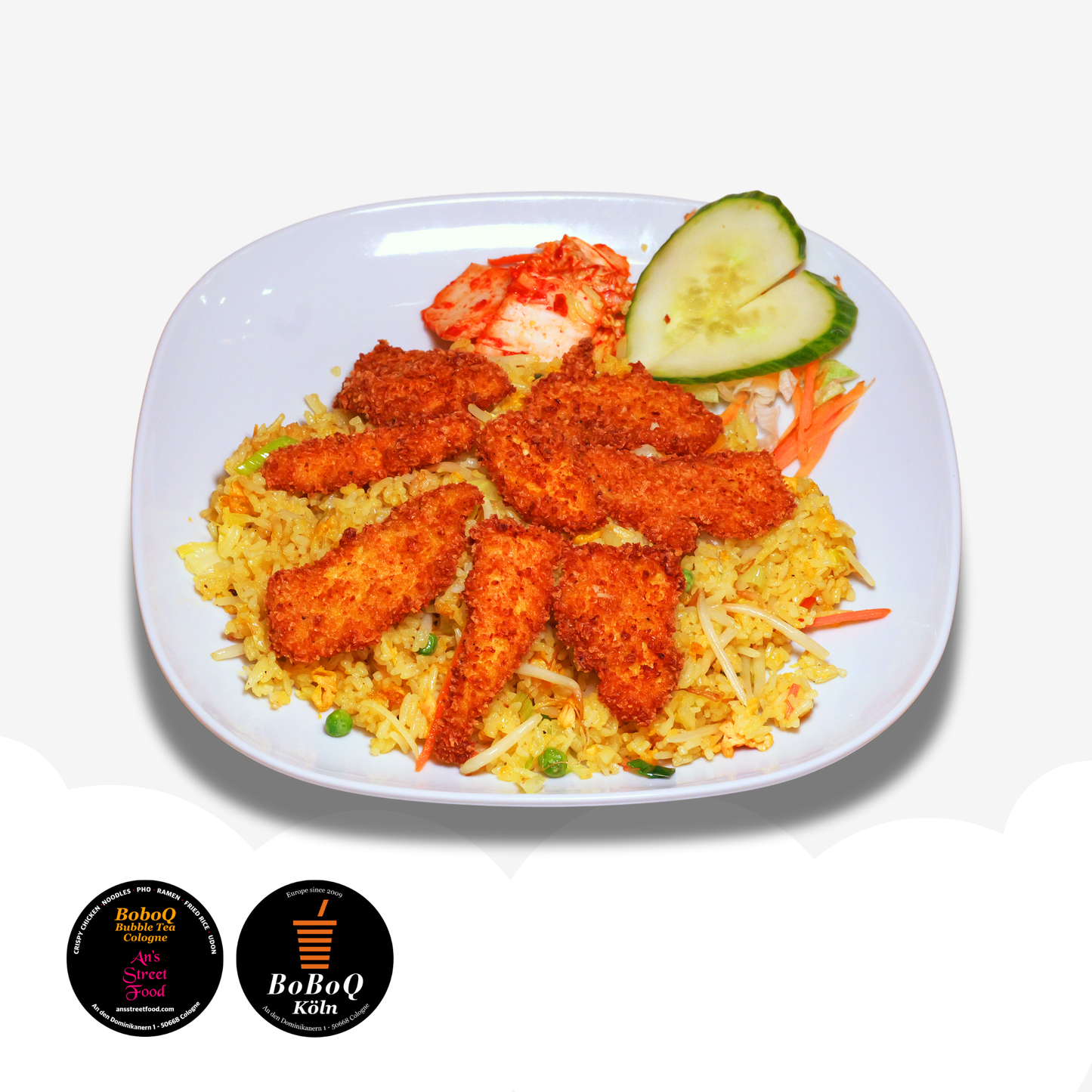 Fried Rice Crispy Chicken