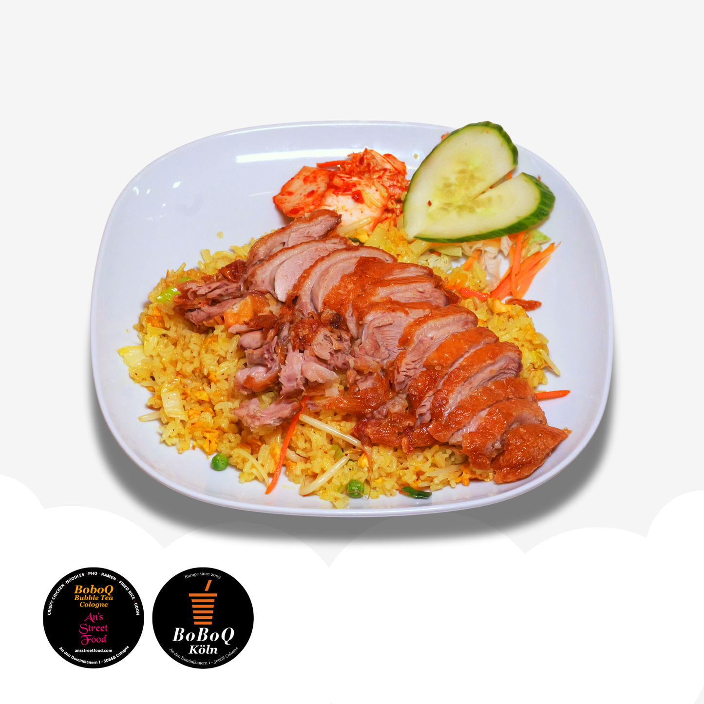 Fried Rice Crispy Duck