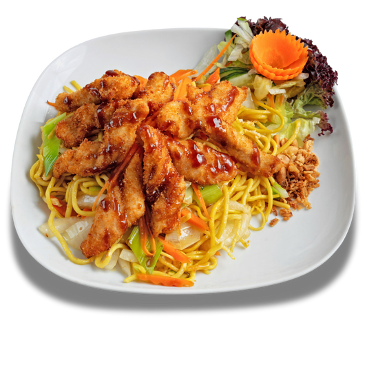 Fried Noodles Crispy Chicken
