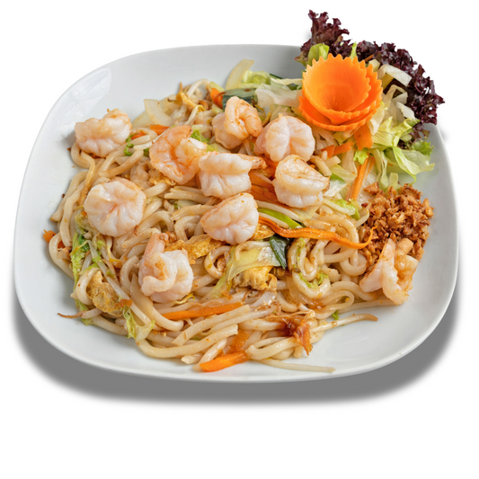 Udon Noodles Shrimps